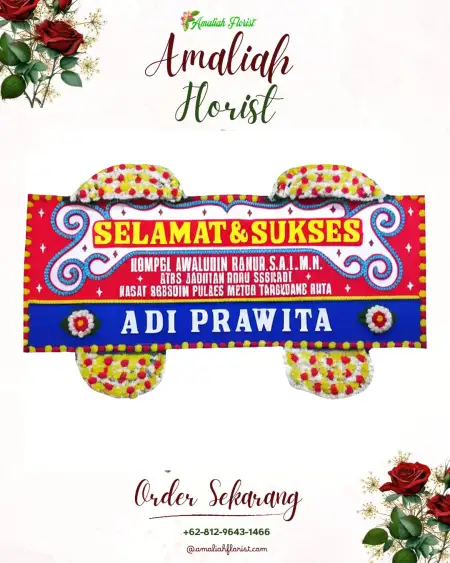Papan Bunga Ucapan Selamat Pekondoh Gedung
