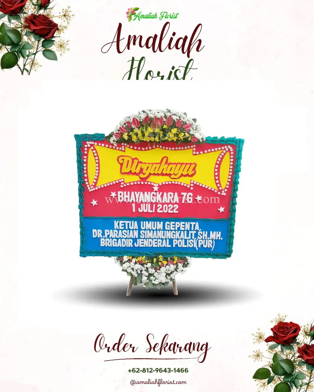 Papan Bunga HUT Ulang Tahun Pekondoh Gedung